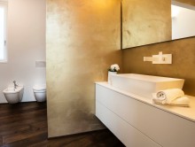 Bagno nuovo realizzato in collaborazione con Mangodesign